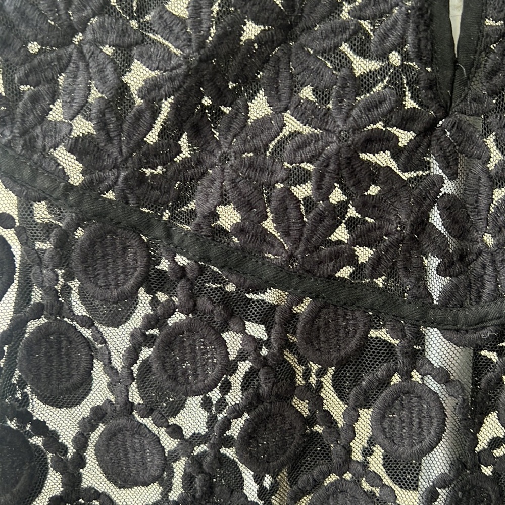 Lace sleeveless top. Wear over a turtleneck or solo. Flirty and playful. - Picture 6 of 6
